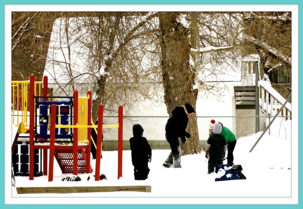 Snowy Playground Fun